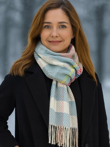 COLLEZIONE ALESSANDRO Scarf 'Bright' in Blue: front