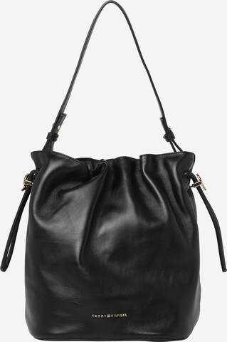 TOMMY HILFIGER Tasche 'LUXE' in Schwarz