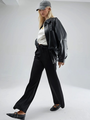 Hiccup Wide leg Broek in Zwart