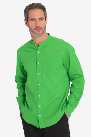 JP1880 Regular fit Overhemd in Groen: voorkant