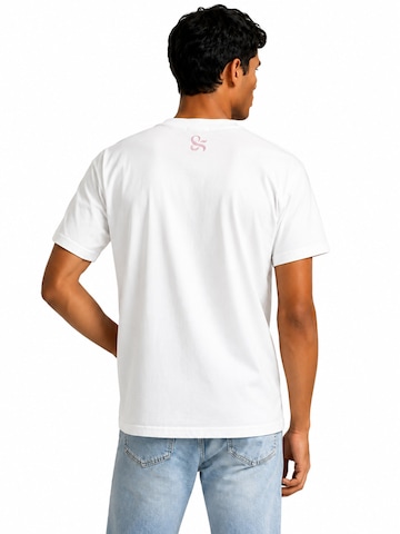Perfect&Basic - Camiseta de fútbol 'Oversize Unisex - Wave Flock Tee' en rosa