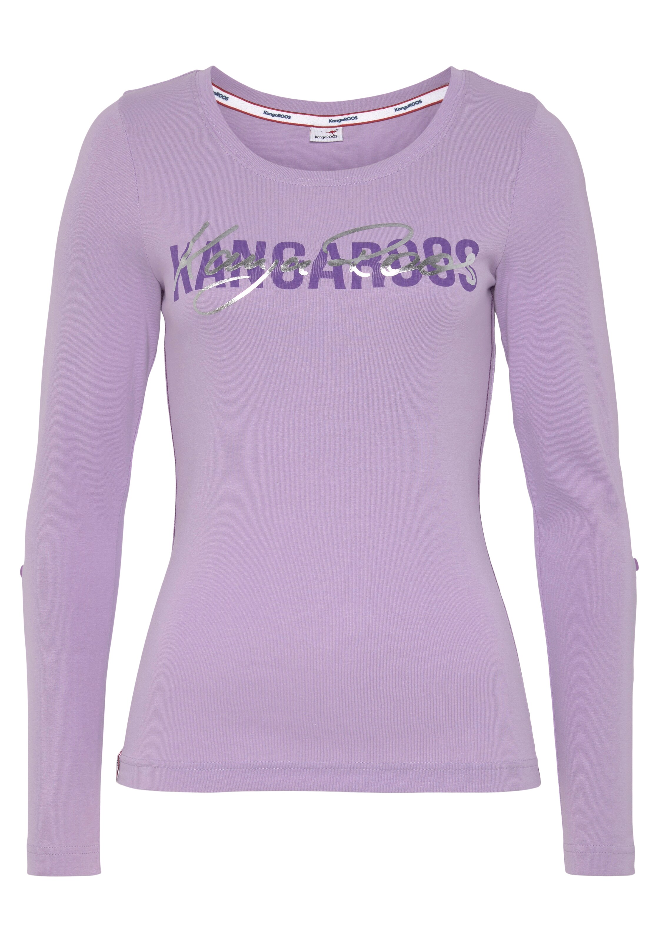 KangaROOS Shirt in Lila: Vorderseite
