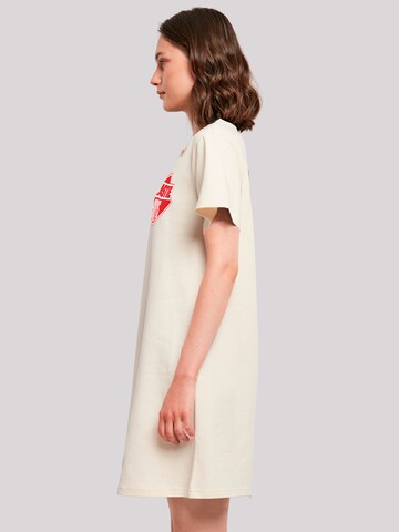F4NT4STIC Jurk 'The Beastie Boys' in Beige