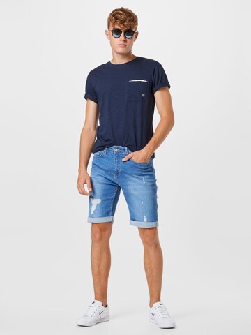 JACK & JONES Shirt in Blue