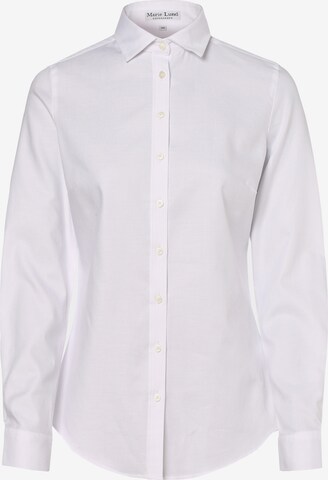 Marie Lund Blouse in Wit: voorkant