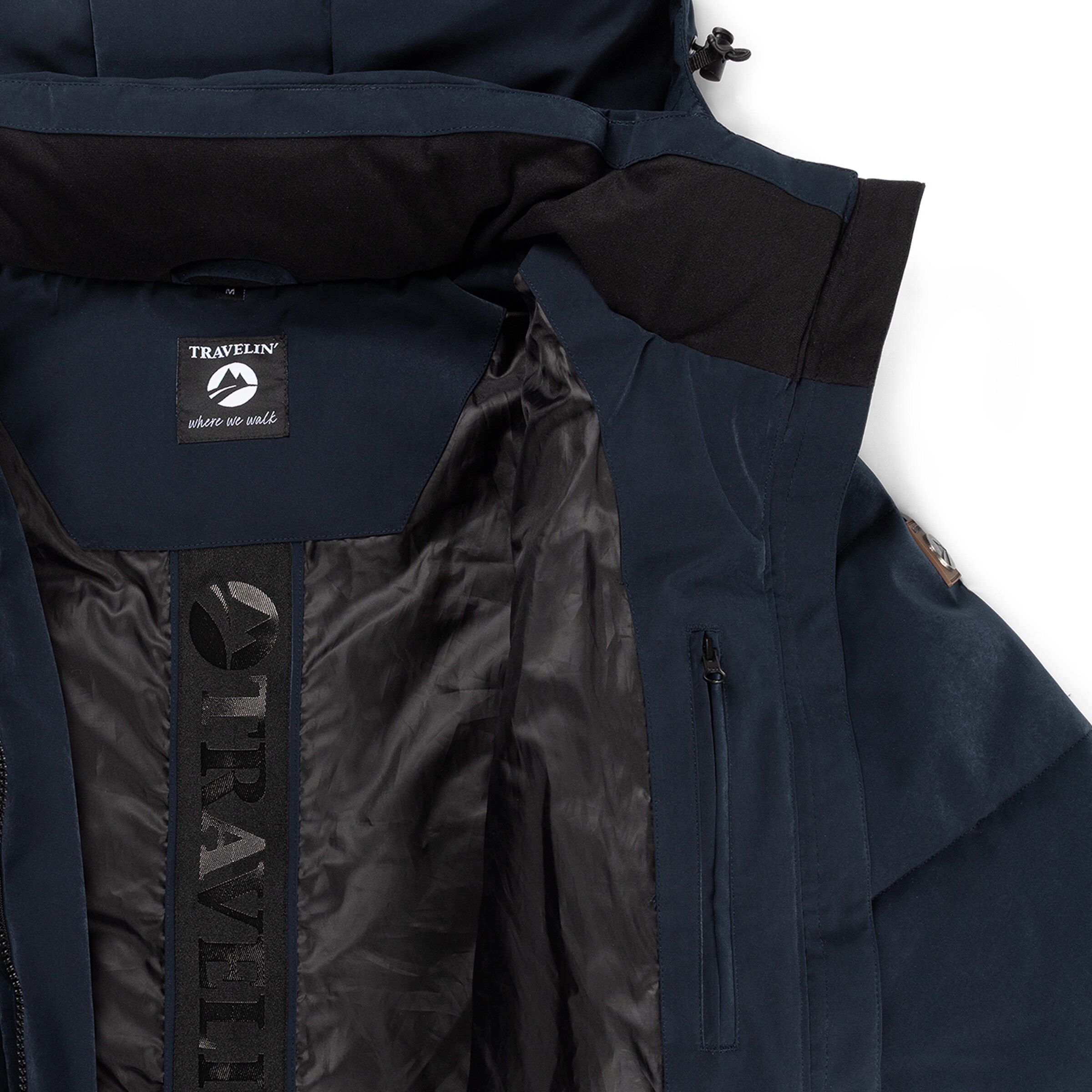 Travelin Winter jacket 'Franska' in Blue