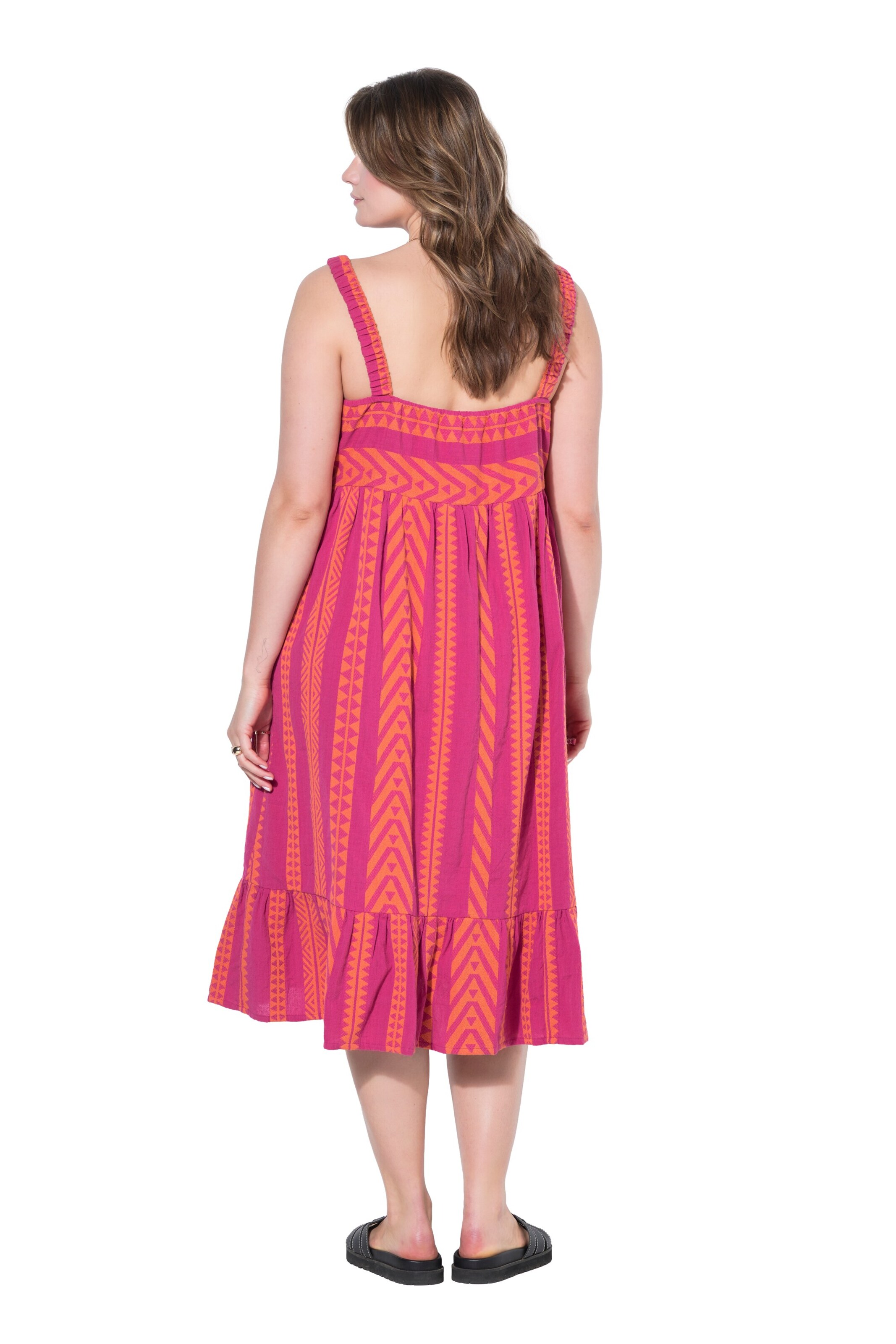 Studio Untold Midikleid in Orange