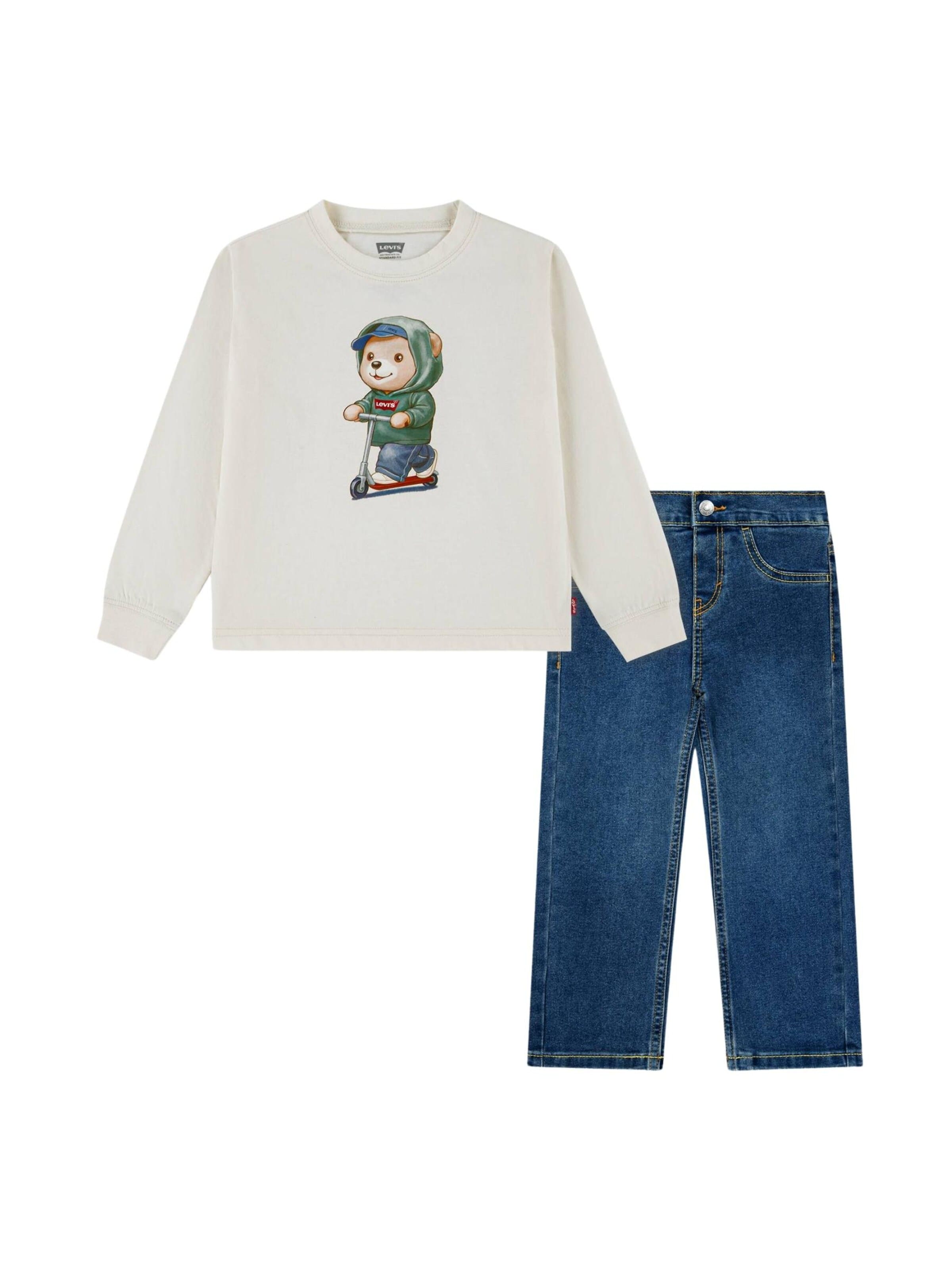 Levi's Kids Zestaw w kolorze niebieski: przód
