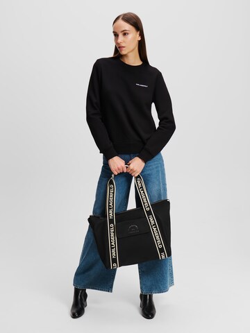 Karl Lagerfeld Shopper ' Rue St-Guillaume' in Black: front