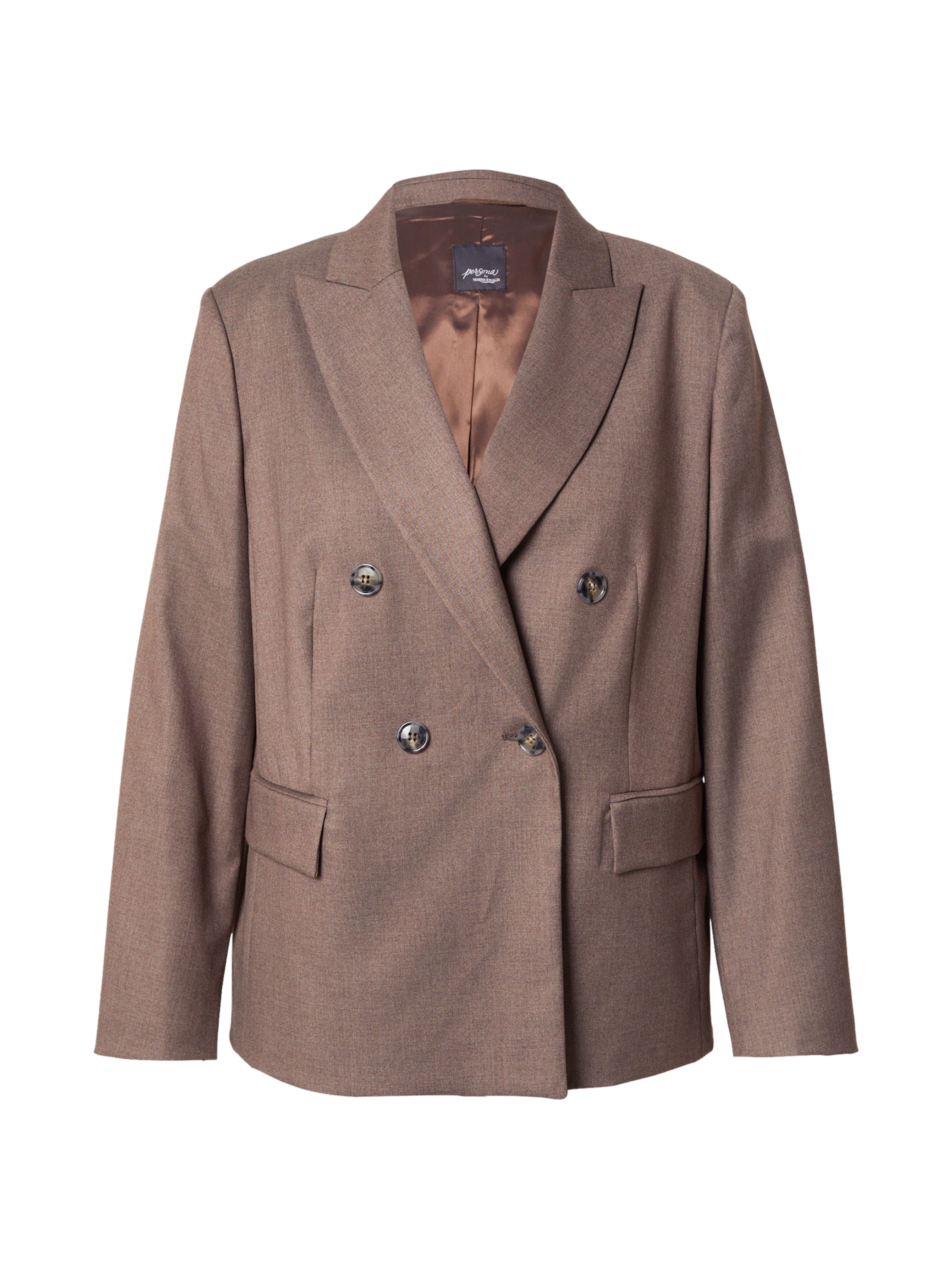 Persona by Marina Rinaldi Blazer &#x27;ZAIRA&#x27; | pikčasto rjava barva, Prikaz izdelka