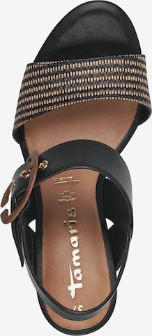 TAMARIS Sandalen met riem in Bruin