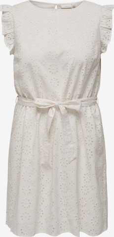 ONLY Carmakoma Dress in White: front