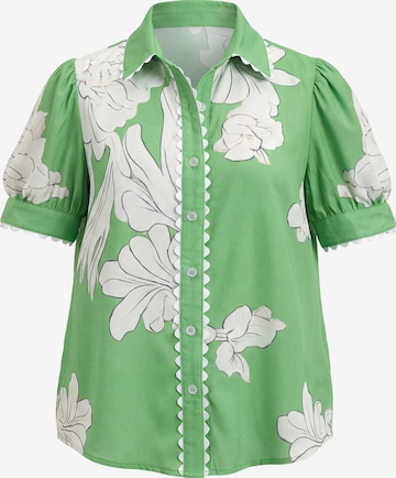 usha BLUE LABEL - Blusa en verde: frente