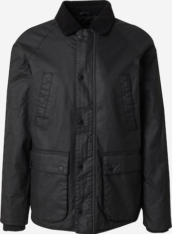 INDICODE JEANSPrijelazna jakna 'Dutton' - crna boja: prednji dio