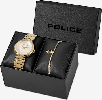 POLICE Analoog horloge 'OTARA' in Goud: voorkant