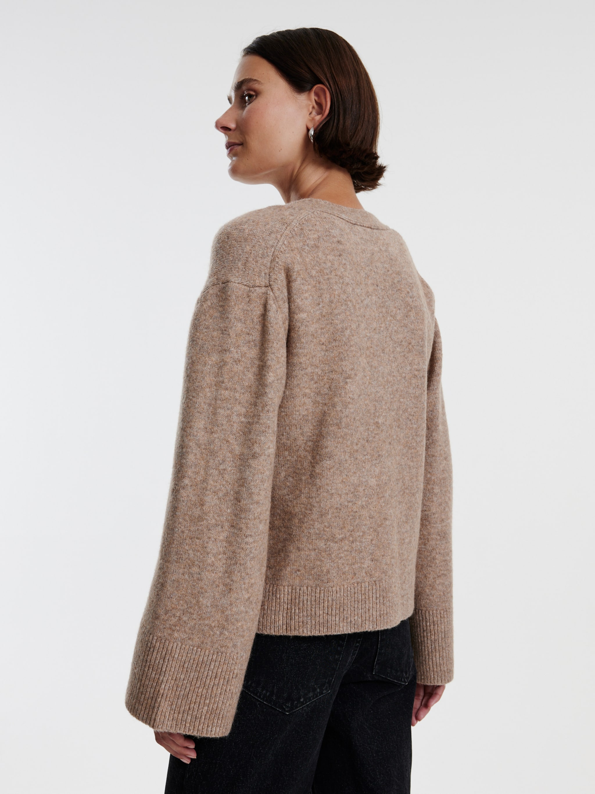 EDITED Produkte Strickjacke 'Carmi' taupe