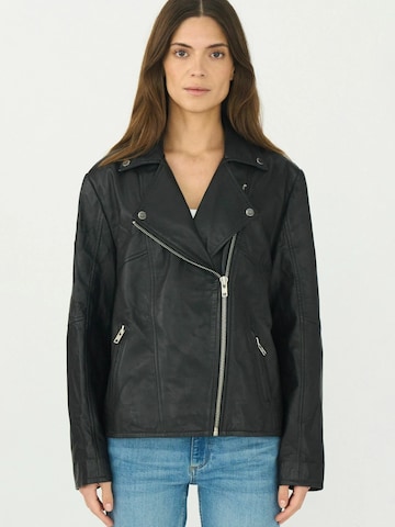 Giacca di mezza stagione di Pieszak in nero: frontale