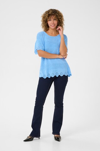 Pull-over 'Loraine' Cream en bleu