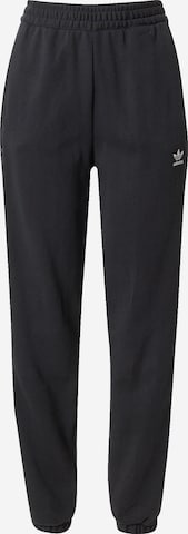 ADIDAS ORIGINALS Tapered Broek in Zwart: voorkant