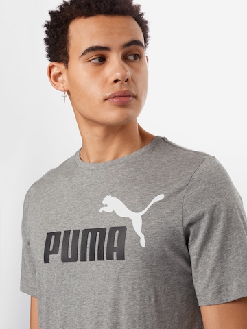 PUMA Performance Shirt 'Essentials' in Grey