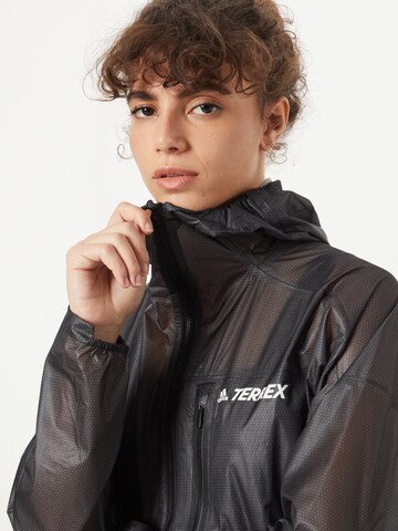 ADIDAS TERREX Sportovní bunda 'Agravic 2.5-Layer Rain' – černá
