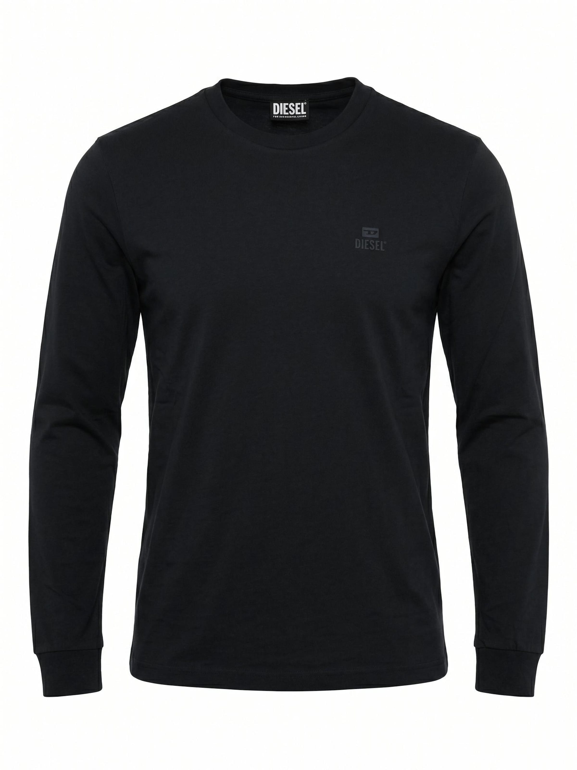 DIESEL - Camisa 'T-DIEGO-LONG-A-R-HD-NEW' em preto: frente