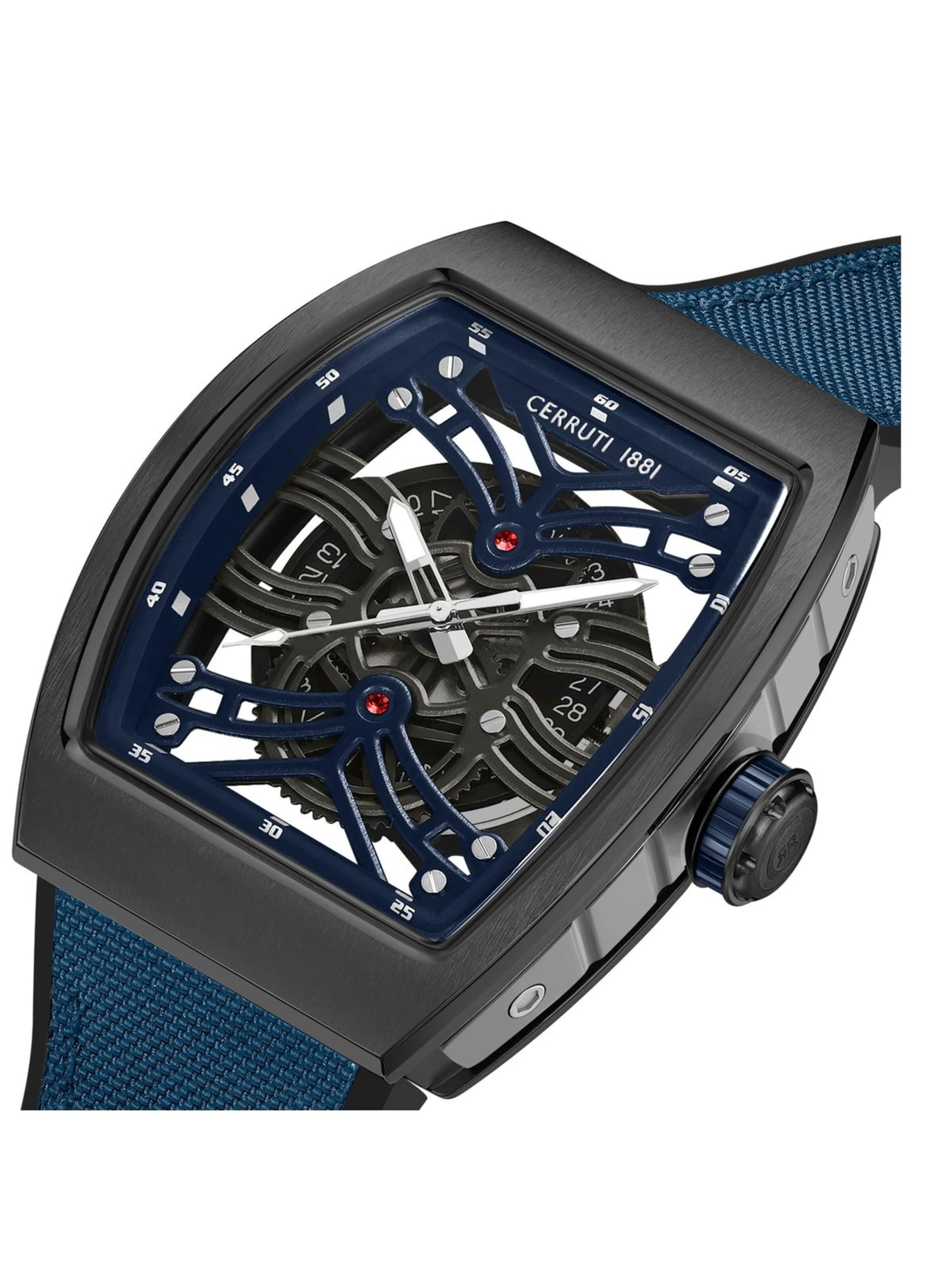 Montre à affichage analogique CERRUTI 1881 en bleu