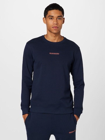 Only & Sons Sweatshirt 'ELON' in Blau: predná strana