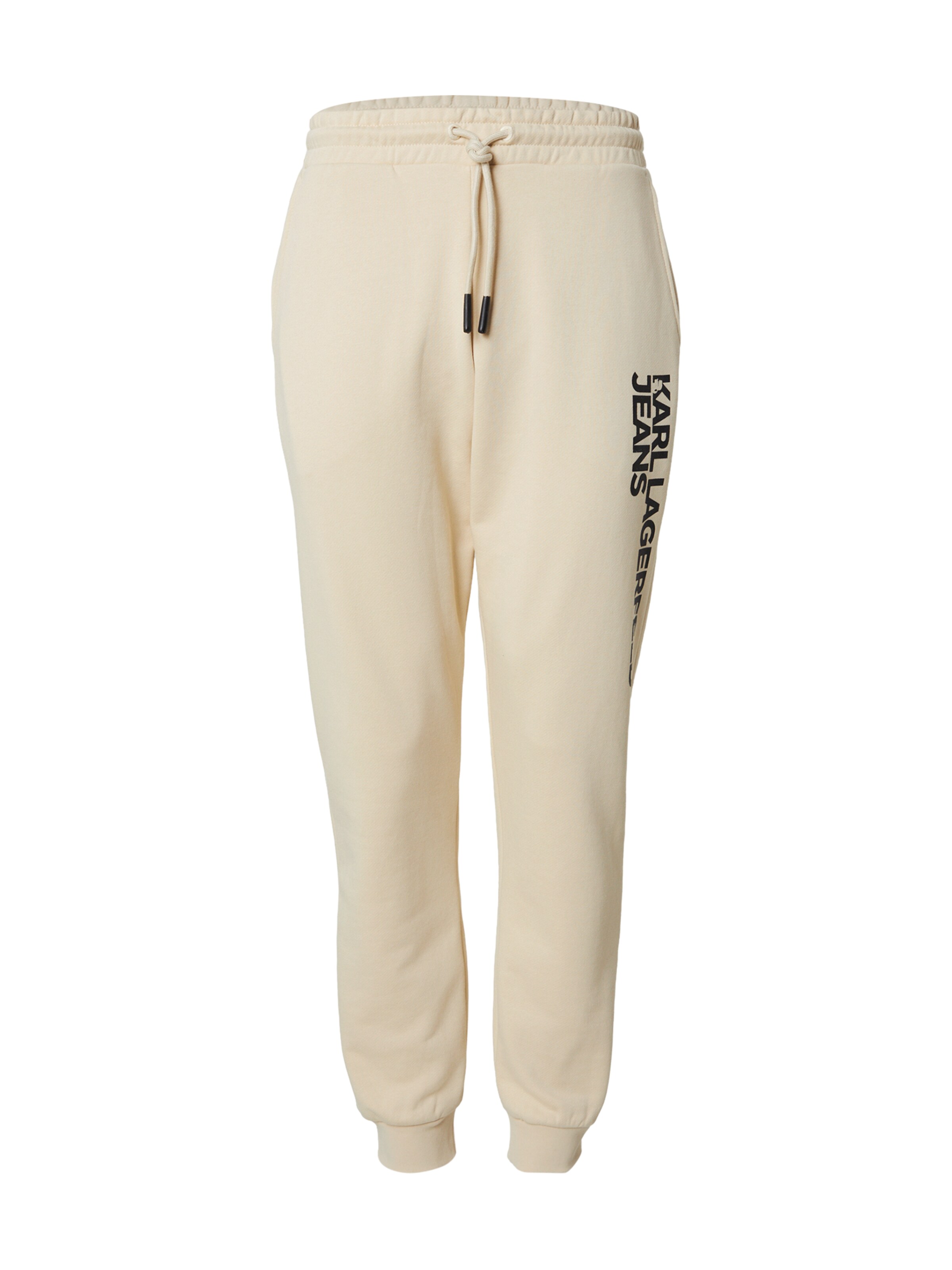 KARL LAGERFELD JEANS Tapered Hose in Beige: Vorderseite