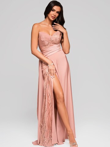 Ombre Abendkleid in Pink