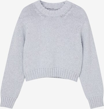 Pull&Bear Sweater in Grey: front