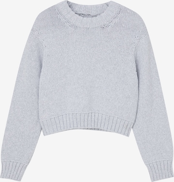 Pull&Bear Sweater in Grey: front