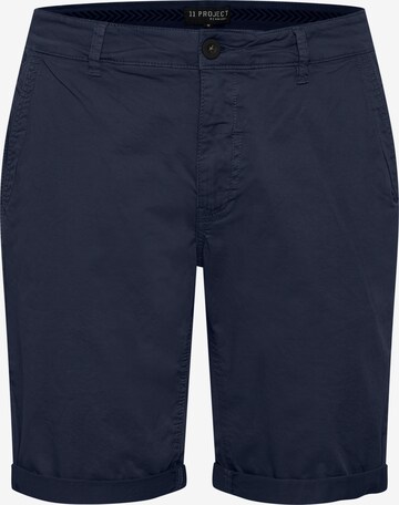 11 Project Regular Pants 'PRSiljan' in Blue: front