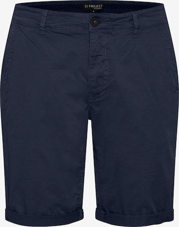 11 Project Regular Broek 'PRSiljan' in Blauw: voorkant