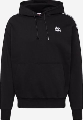 melns KAPPA Sportisks džemperis: no priekšpuses