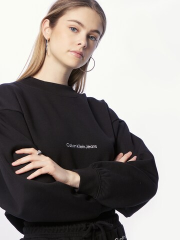 Sweat-shirt Calvin Klein Jeans en noir