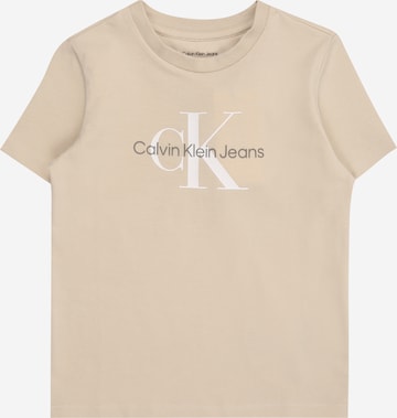 Calvin Klein Jeans Shirt in Beige: front