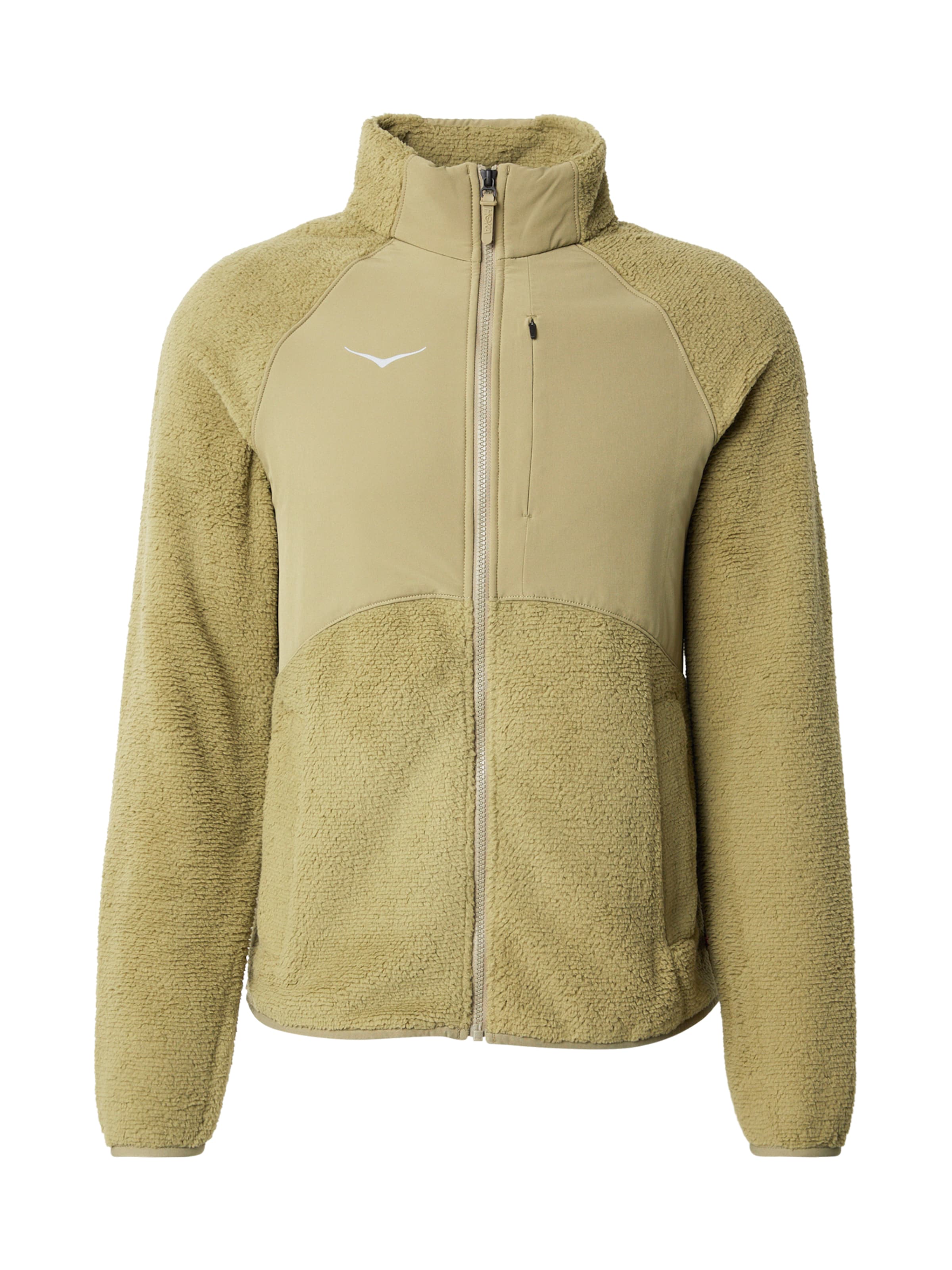 Jachetă  fleece funcțională 'BASECAMP' de la HOKA pe verde: față