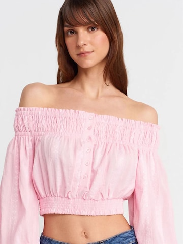 Dilvin Blouse in Pink
