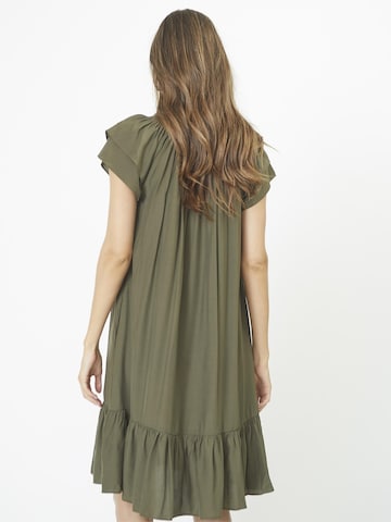 Robe 'Sunrise' co'couture en vert