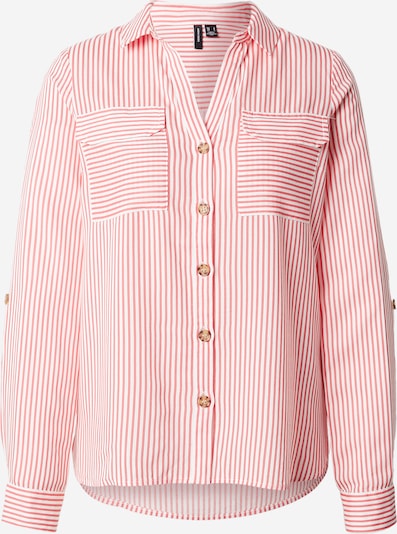 Palaidinė 'VMBumpy' iš VERO MODA, spalva – koralų splava / balta, Prekių apžvalga