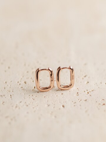 Hey Happiness Ohrringe 'Dome Hoop' in Gold