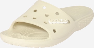 Crocs - Sapato aberto em bege: frente