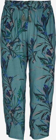 Zizzi Loose fit Pants 'BELLA' in Green: front