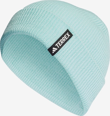 ADIDAS TERREX Athletic Hat in Blue: front