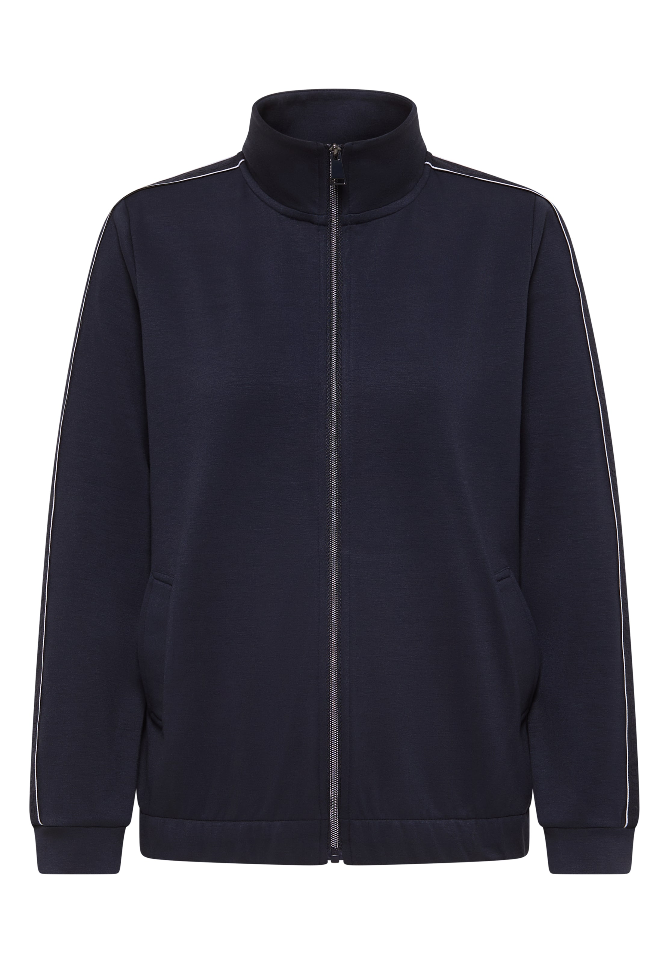 CECIL Zip-Up Hoodie in Blue: front