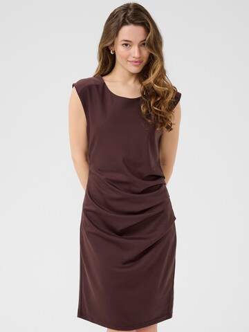 Kaffe Sheath dress 'KAIndia' in Brown: front