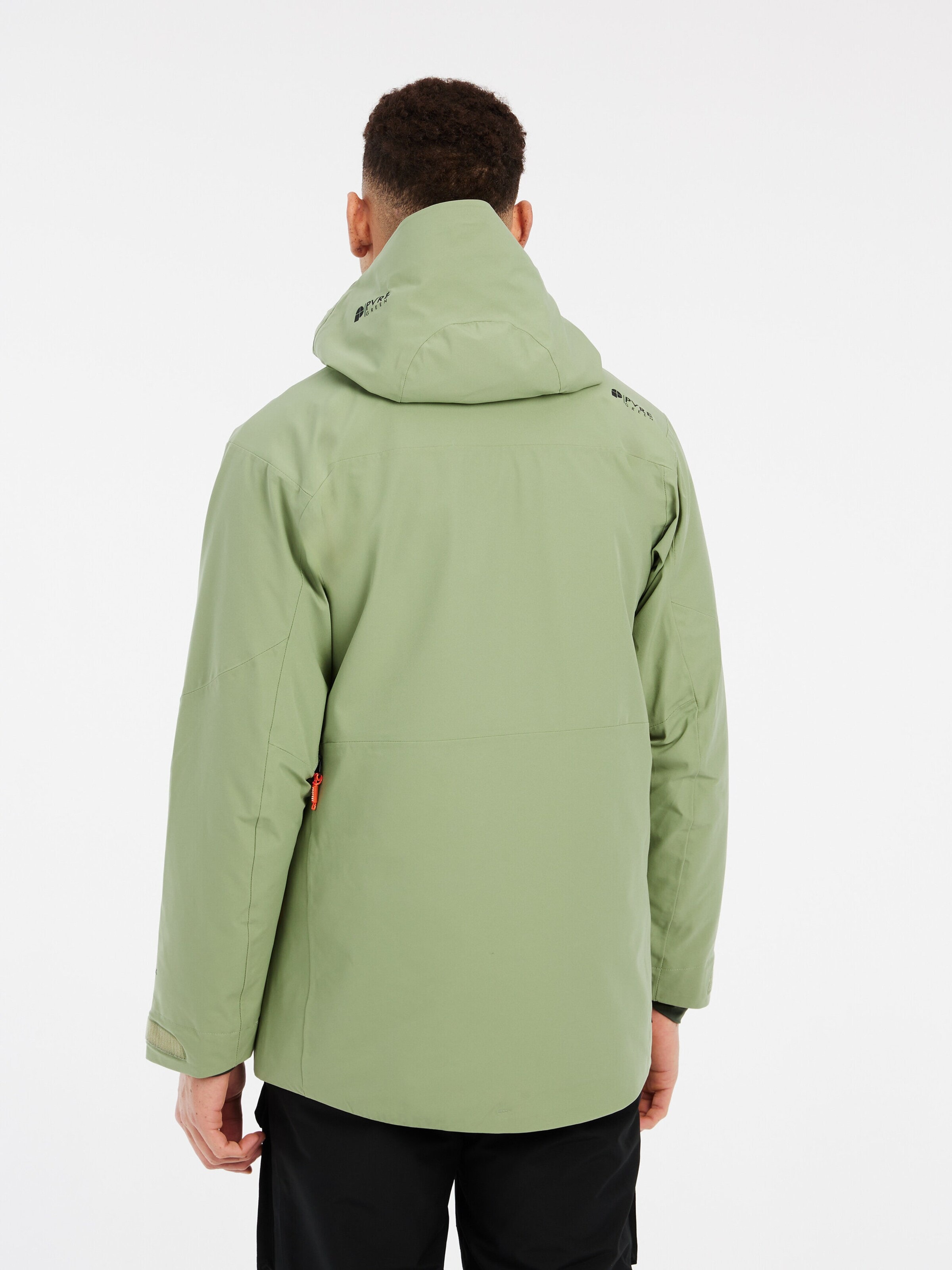 PROTEST Athletic Jacket 'PRTFOUND' in Green