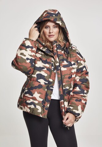 Urban Classics Winter Jacket ' Boyfriend Camo' in Mixed colors