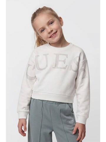GUESS Sweatshirt in White: front